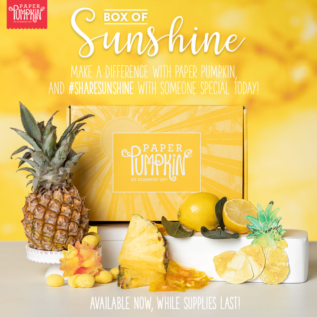 Advertising the Paper Pumkin Box of Sunshine