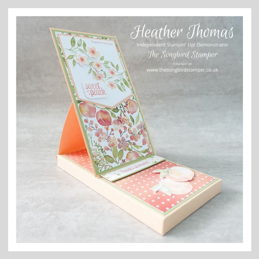 How to make an easel box card.. The Songbird Stamper