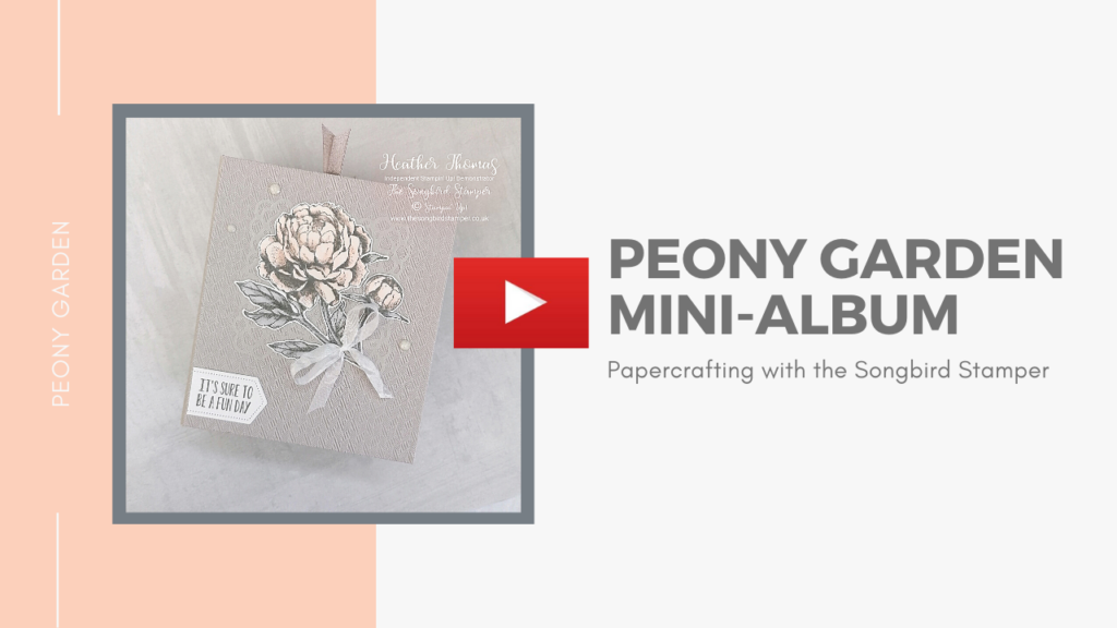 A walk through of my Peony Garden Mini-Album, showing all the pages in full
