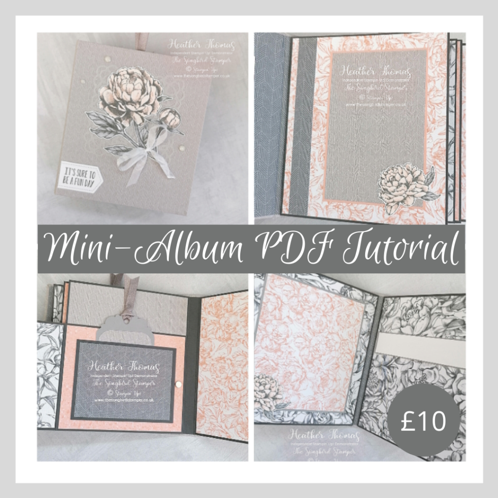 MiniAlbum PDF Tutorial The Songbird Stamper