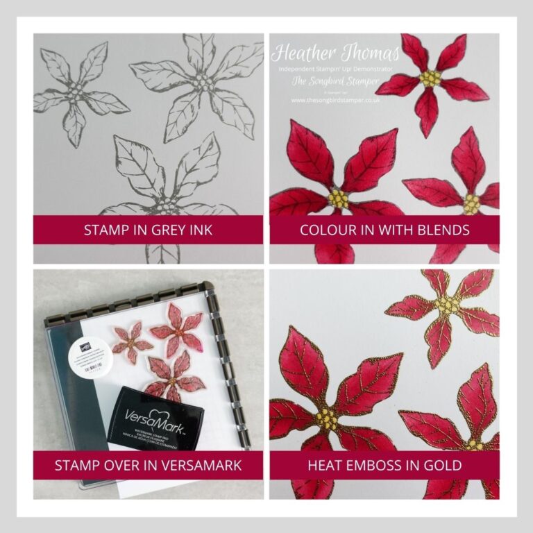 How to use alcohol markers with heat embossing… - The Songbird Stamper