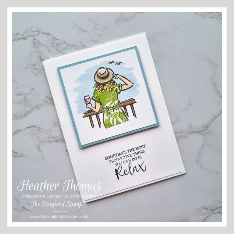 What is Paper Piecing in Cardmaking? The Songbird Stamper