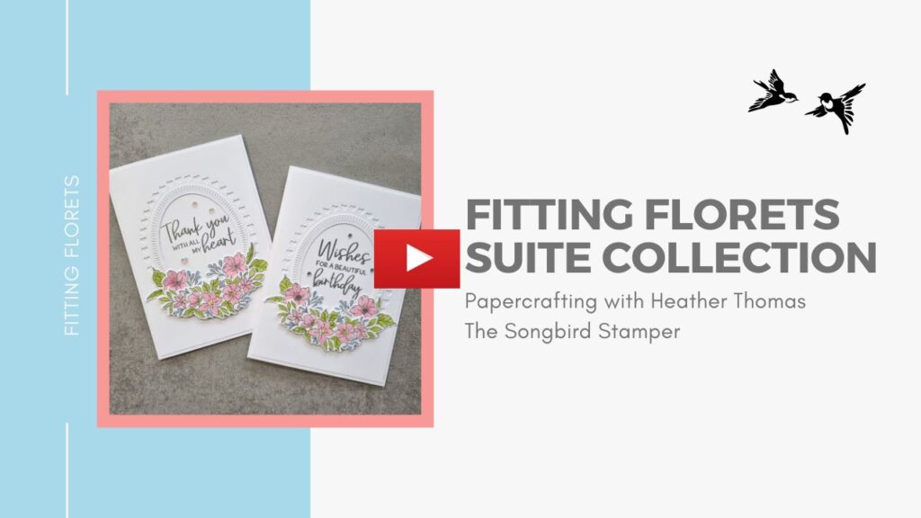 A YouTube thumbnail with the words Fitting Florets Suite Collection