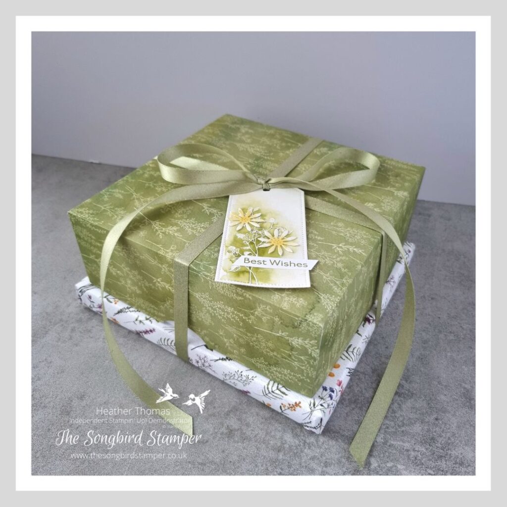 Beautifully co-ordinated gift packaging, handmade using the very best Stampin' Up! products. 