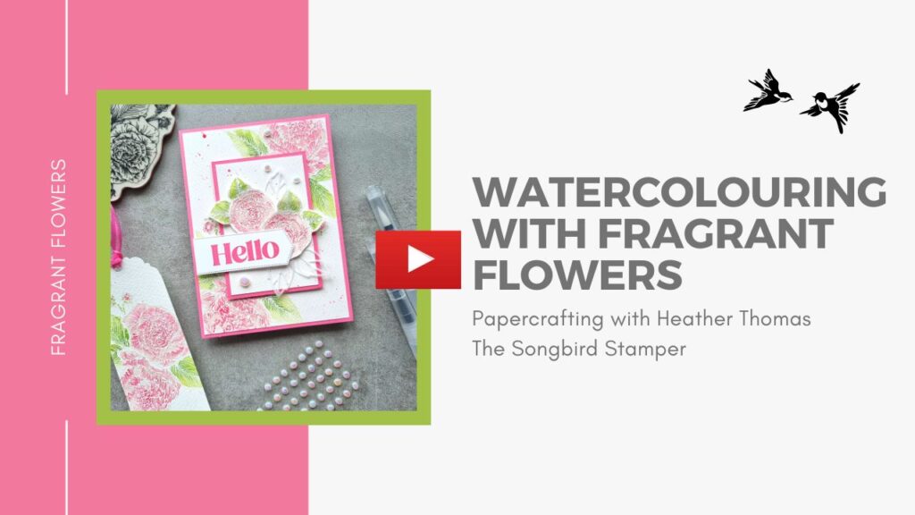 A YouTube thumbnail which links to a video demonstrating how to colour flowers quickly with watercolour