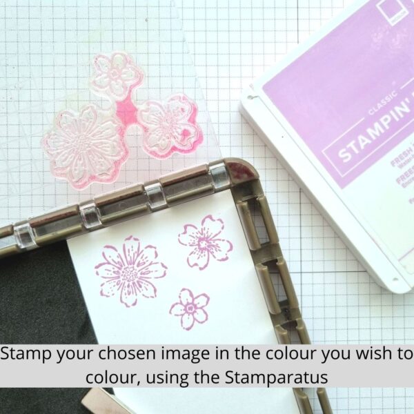 How to use heat embossing and alcohol markers… - The Songbird Stamper
